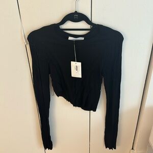 SAMI MIRO VINTAGE ASYMMETRIC BABY RIB LONGSLEEVE